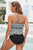 Printed Crisscross Back Tankini Set