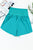 Pocketed High Waist Swim Shorts