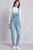 Distressed Washed Denim Overalls with Pockets