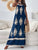 Printed Spaghetti Strap Sleeveless Maxi Dress