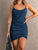 Ruched Scoop Neck Mini Cami Dress