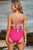 Cutout V-Neck Spaghetti Strap One-Piece Swimwear