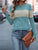 Color Block Round Neck Long Sleeve Top