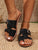 PU Leather Open Toe Sandals