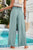 Smocked Wide Leg Pants with Pockets