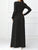 Pocketed Surplice Long Sleeve Maxi Dress