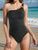 One Shoulder Sleeveless One-Piece Swimwear