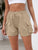 Drawstring Elastic Waist Shorts with Pockets