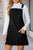 Pocketed Square Neck Wide Strap Overall Dress