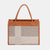 David Jones Striped Contrast Tote Bag