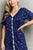 MOON NITE Quilted Quivers Button Down Sleepwear Dress