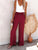 Full Size Decorative Button High Waist Pants