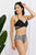 Marina West Swim Summer Splash Halter Bikini Set in Black