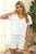 V-Neck Short Sleeve Top and Drawstring Shorts Lounge Set