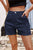 Pocketed High Waist Shorts