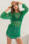 HYFVE Crochet Long Sleeve Cover Up