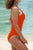 Crisscross Cutout Spaghetti Strap One-Piece Swimwear