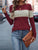 Color Block Round Neck Long Sleeve Top