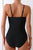 Cutout Spaghetti Strap One-Piece Swimwear