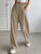 Drawstring Striped Elastic Waist Pants