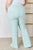 RISEN Full Size High Waist Ultra Soft Knit Flare Pants