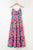 Printed V-Neck Maxi Cami Dress