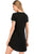 Graphic Round Neck Short Sleeve Lounge Dress