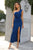 One-Shoulder Split Maxi Dress