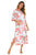 Printed Slit Night Dress with Pockets