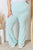 RISEN Full Size High Waist Ultra Soft Knit Flare Pants