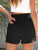 Drawstring High Waist Shorts with Pockets