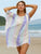 Tassel Boat Neck Half Sleeve Cover Up