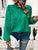 Frill Round Neck Long Sleeve Shirt