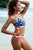 Stars and Stripes Crisscross Bikini Set