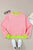 Contrast Round Neck Long Sleeve Sweatshirt