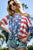 BiBi American Flag Theme Short Sleeve T-Shirt