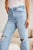 RFM Full Size Tummy Control High Waist Raw Hem Distressed Jeans