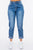 American Bazi High Waist Pleated Waist Mom Jeans