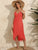 Backless Tassel Surplice Spaghetti Strap Cover Up Dress