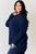 Basic Bae Full Size Ribbed Half Button Long Sleeve High-Low T-Shirt