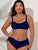 Plus Size Twist Front Tied Bikini Set