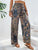 Printed Wide Leg Pants