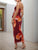 Printed Tube Sleeveless Maxi Dress