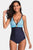 Full Size V-Neck Backless One-Piece Swimwear