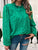 Frill Round Neck Long Sleeve Shirt