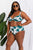 Marina West Swim Take A Dip Twist High-Rise Bikini in Forest