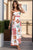 Printed Tube Maxi Dress