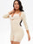 Full Size Zip Up Lace Detail Long Sleeve Shapewear