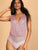 Sequin Surplice Sleeveless Bodysuit