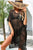 Side Slit Tassel Openwork Cover-Up Dress